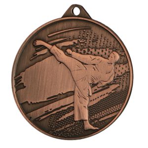 45 mm MMC4509 Medal tematyczny Karate - obrazek 3