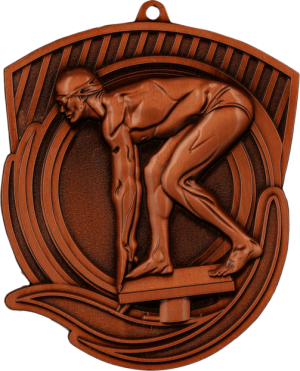 80 mm MD8062 Medal pływacki - obrazek 3